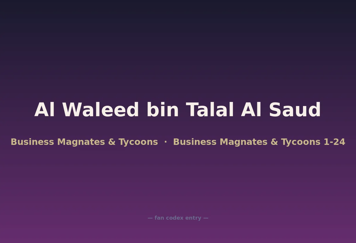 Al Waleed bin Talal Al Saud