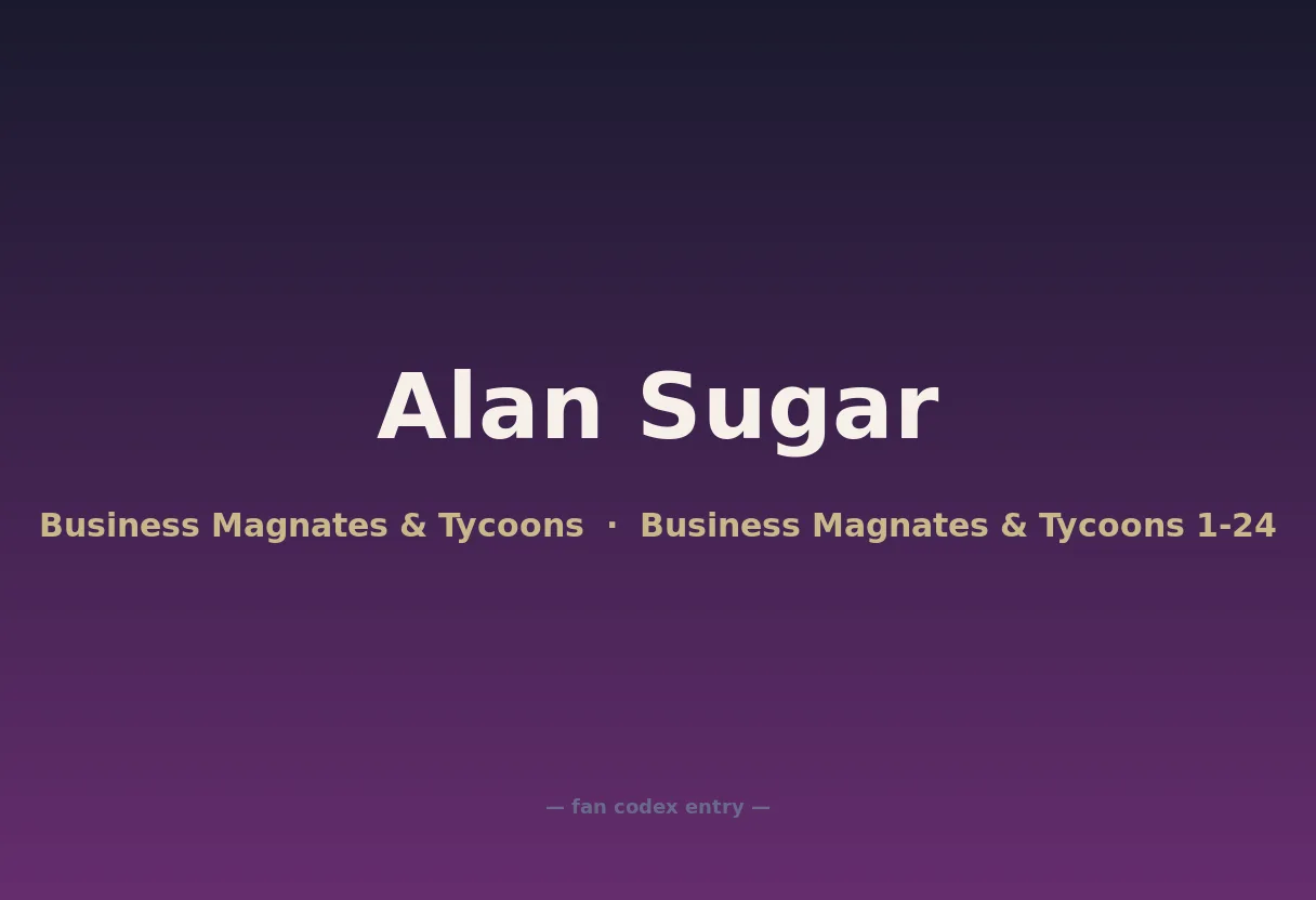 Alan Sugar