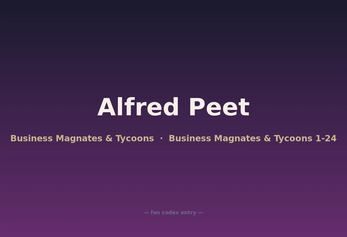 Alfred Peet