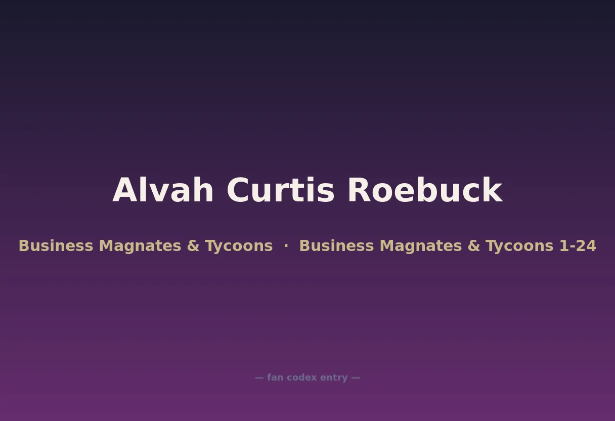 Alvah Curtis Roebuck