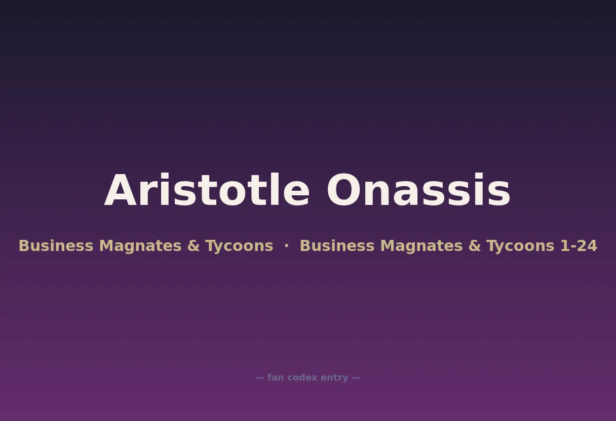 Aristotle Onassis