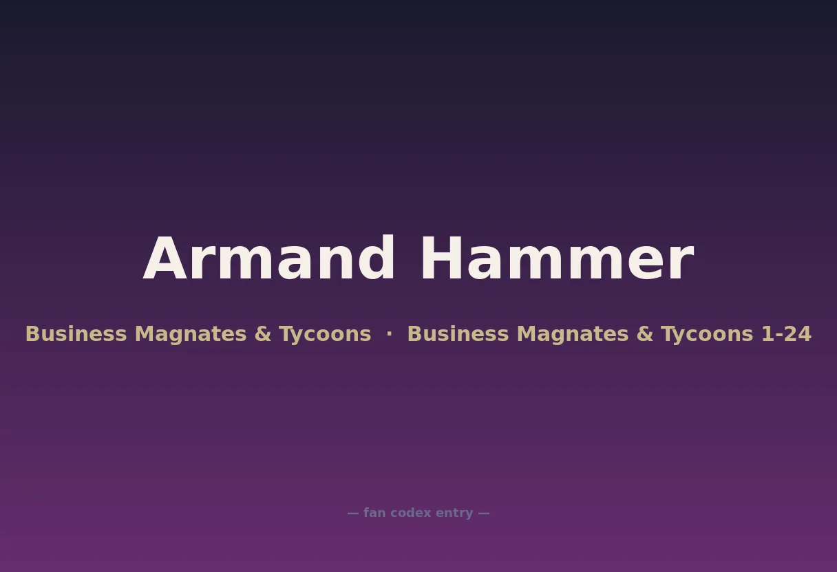 Armand Hammer