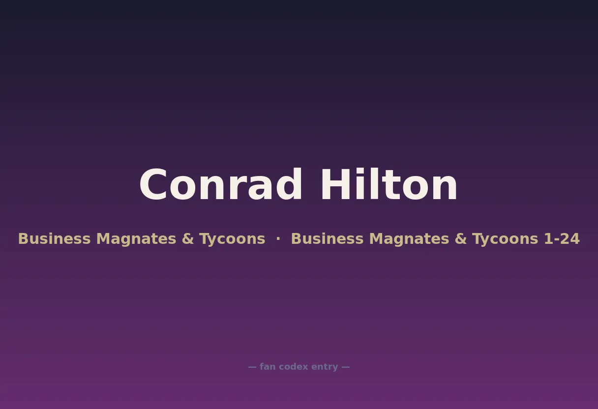 Conrad Hilton