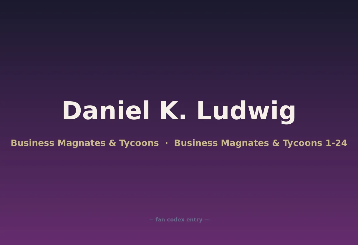 Daniel K. Ludwig
